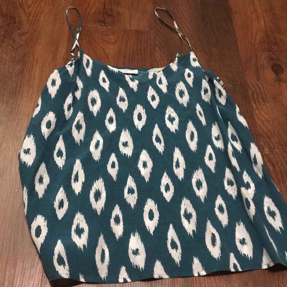 Teal Silk Blouse